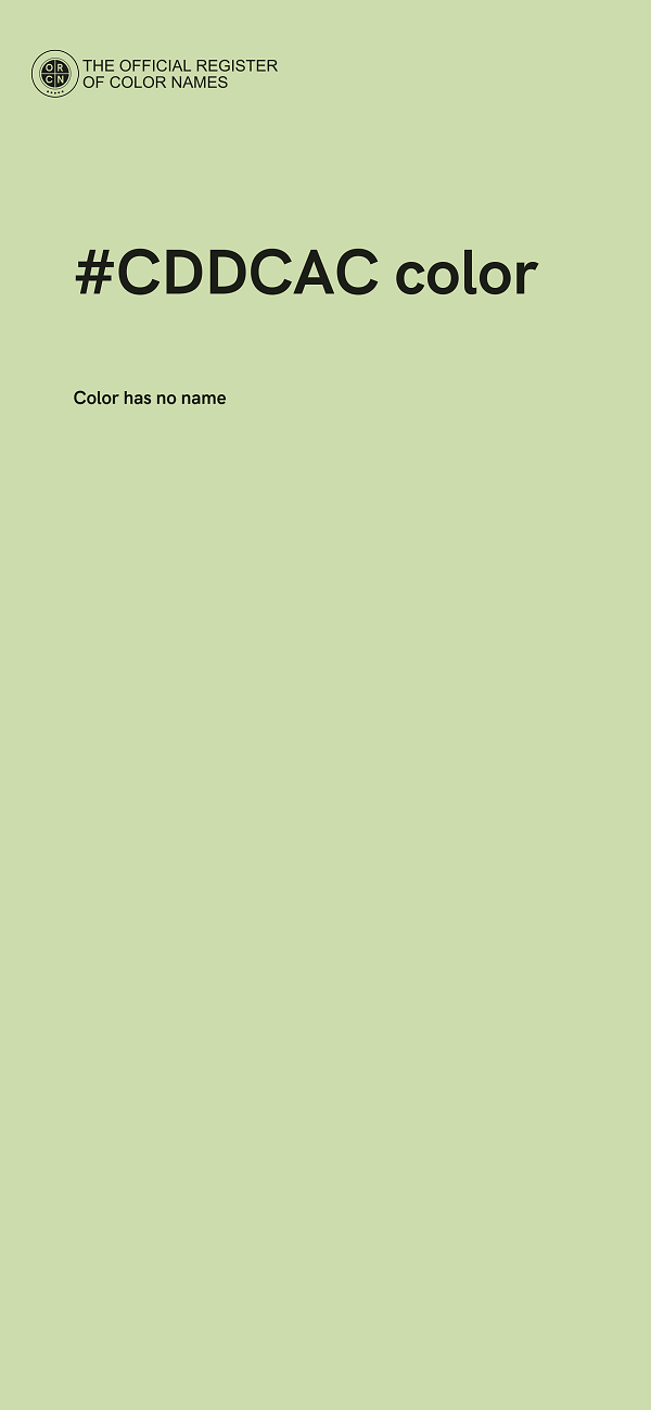 #CDDCAC color image