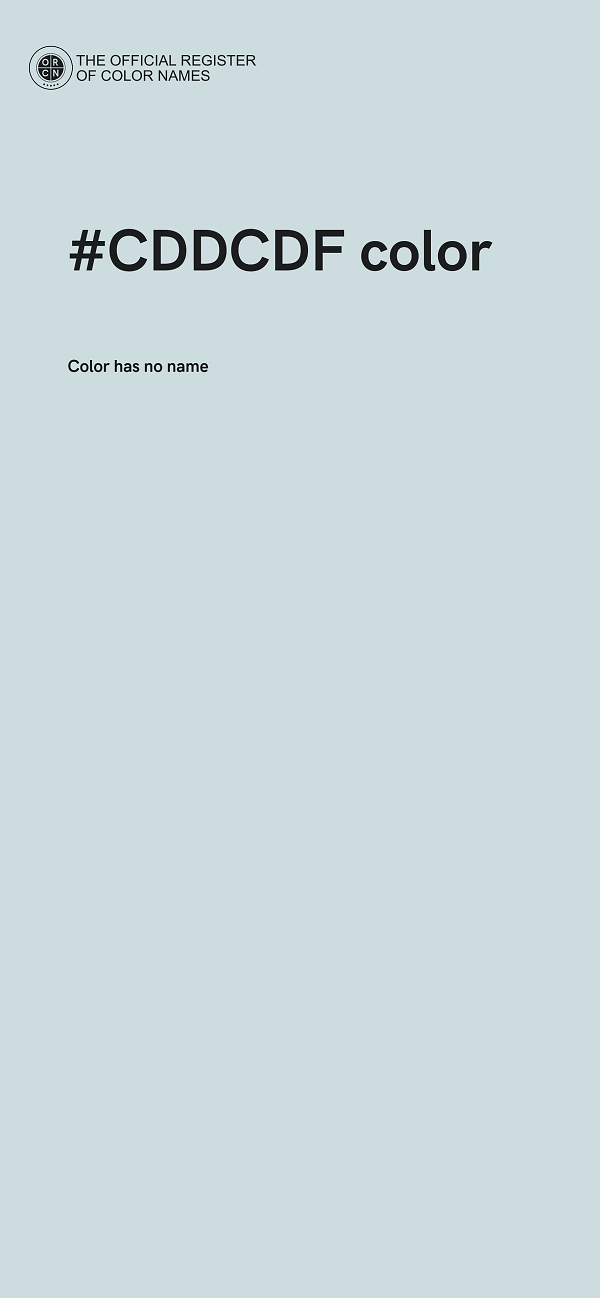 #CDDCDF color image