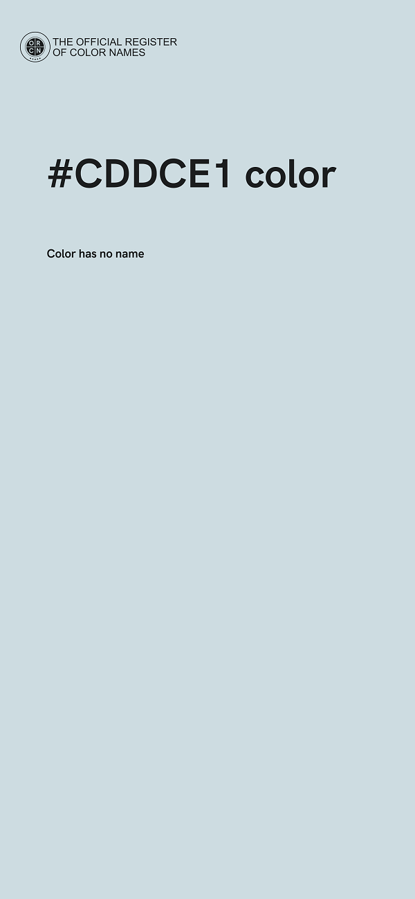 #CDDCE1 color image