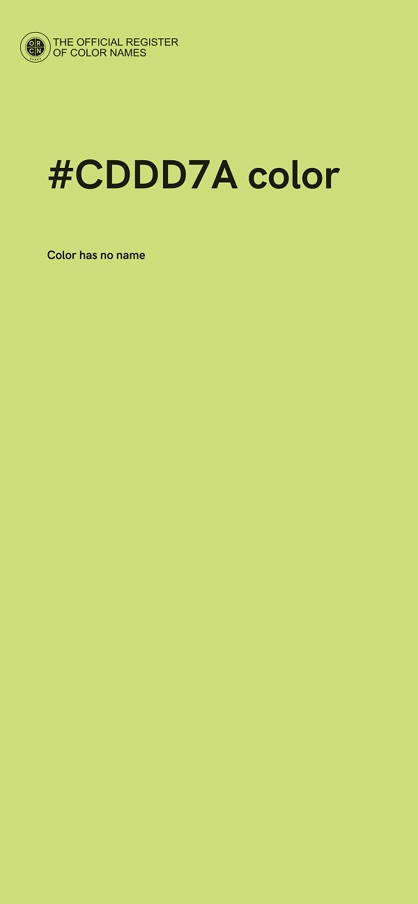 #CDDD7A color image