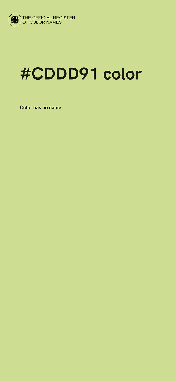 #CDDD91 color image