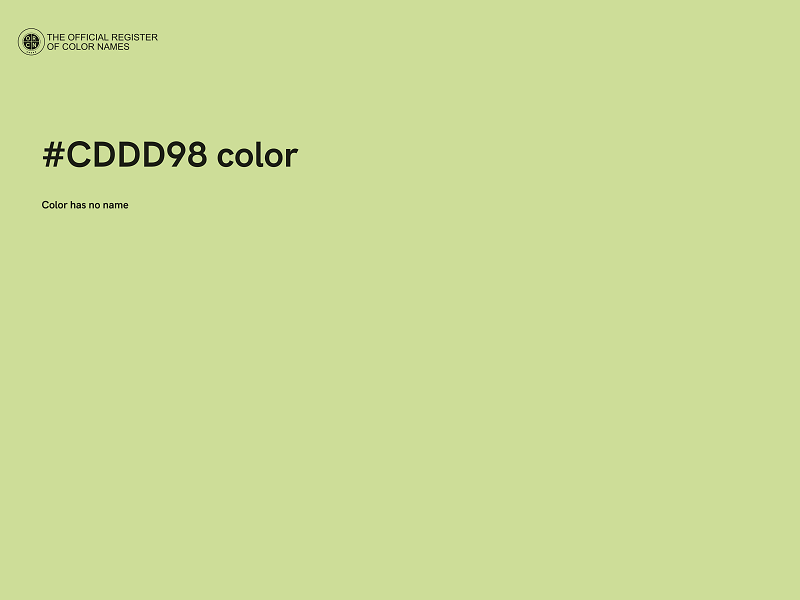 #CDDD98 color image