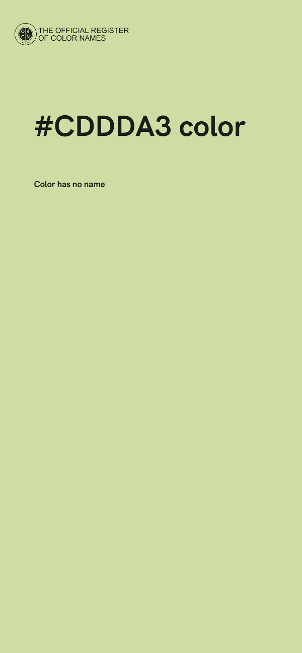 #CDDDA3 color image