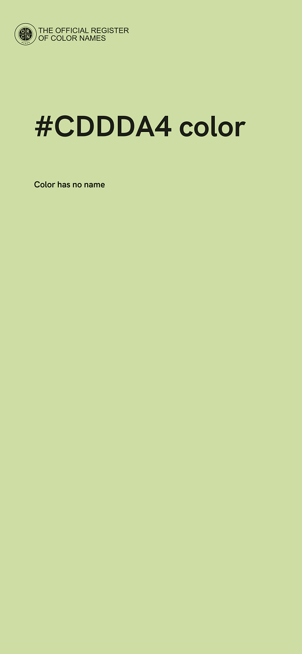 #CDDDA4 color image
