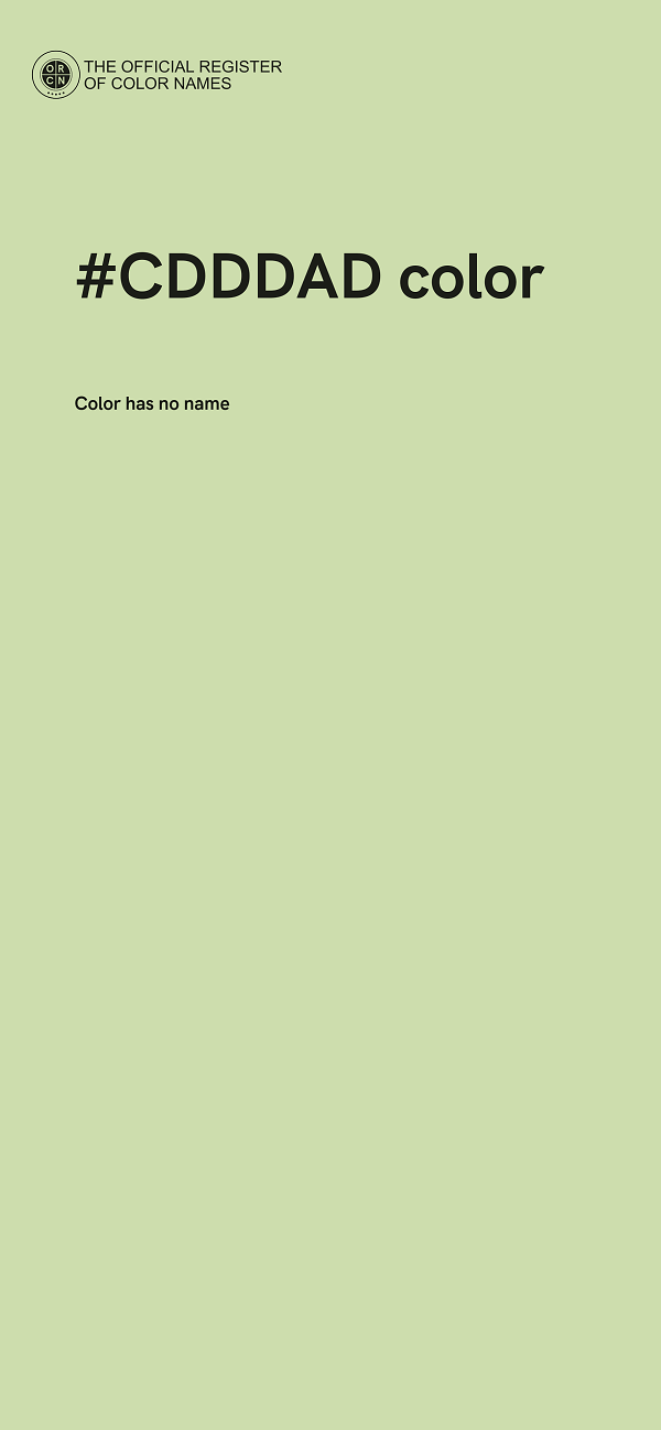 #CDDDAD color image
