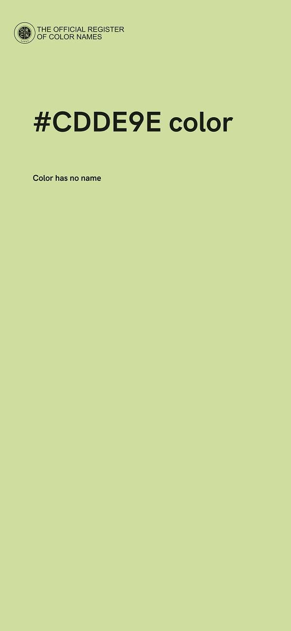 #CDDE9E color image