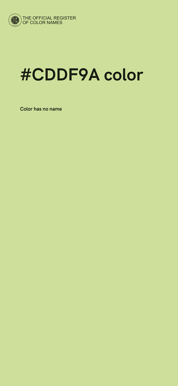 #CDDF9A color image
