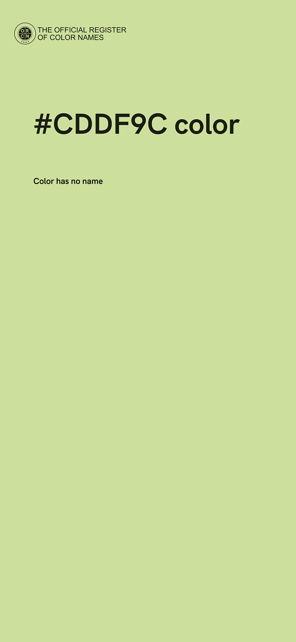 #CDDF9C color image