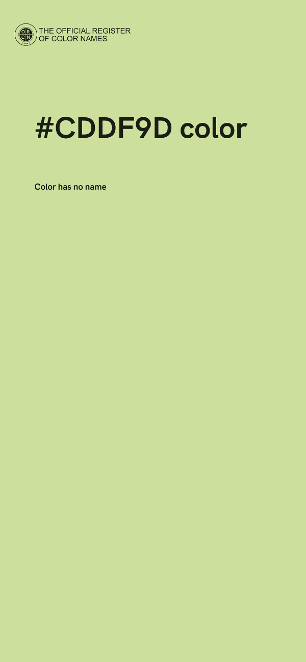 #CDDF9D color image