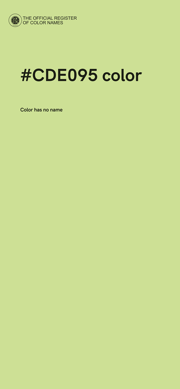 #CDE095 color image