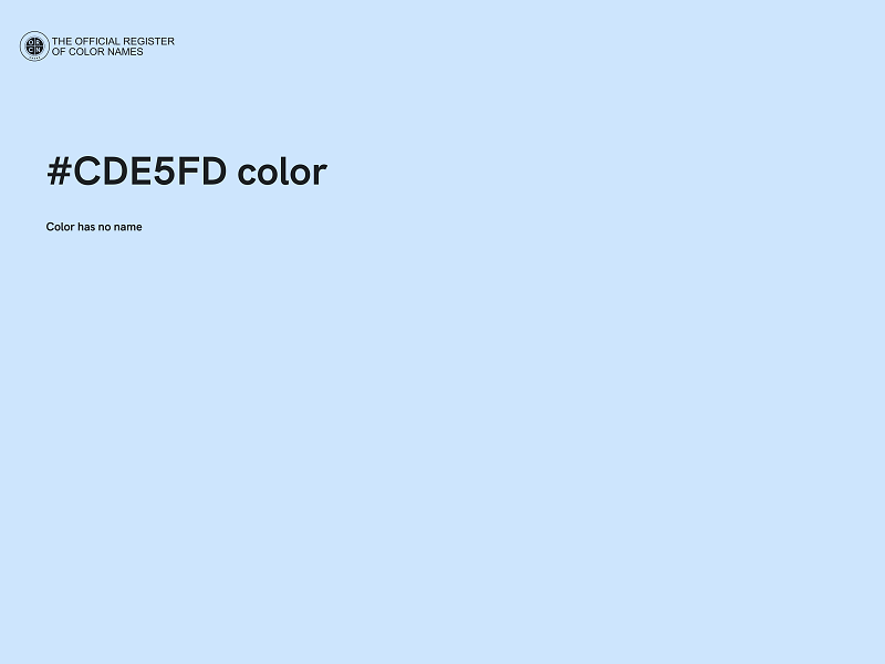 #CDE5FD color image