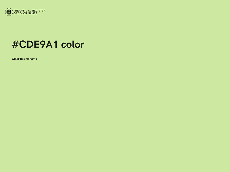 #CDE9A1 color image