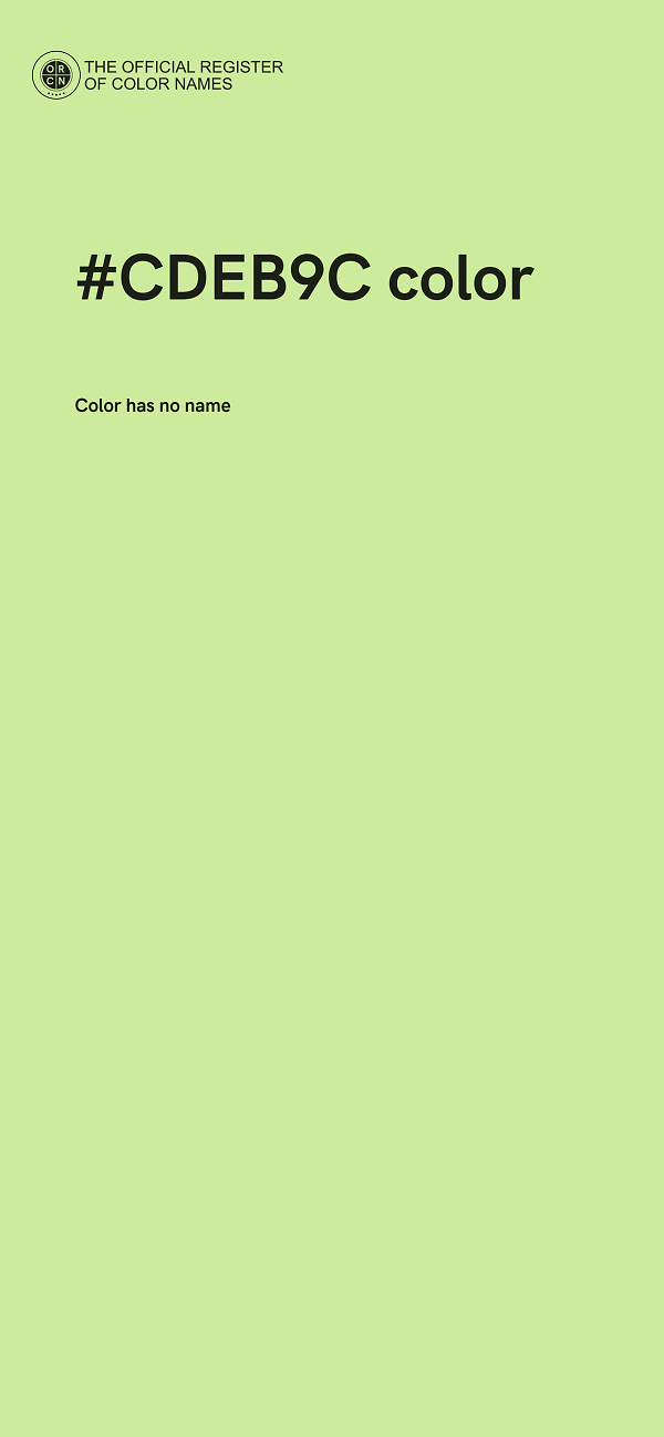 #CDEB9C color image