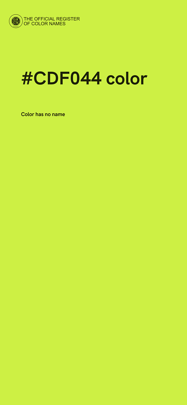 #CDF044 color image