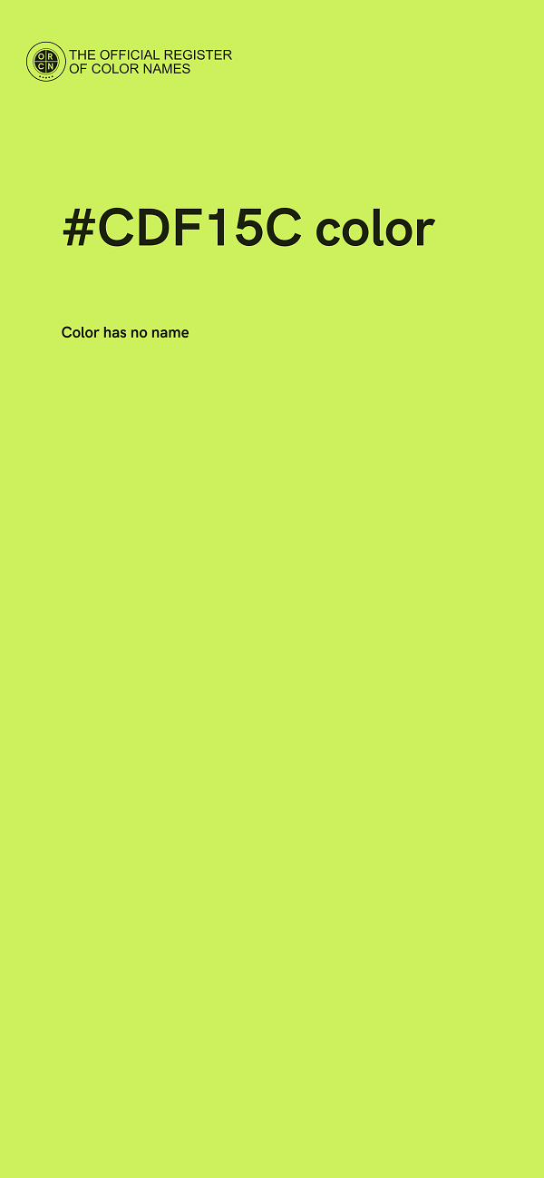 #CDF15C color image