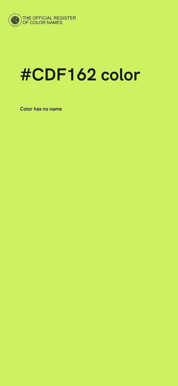 #CDF162 color image