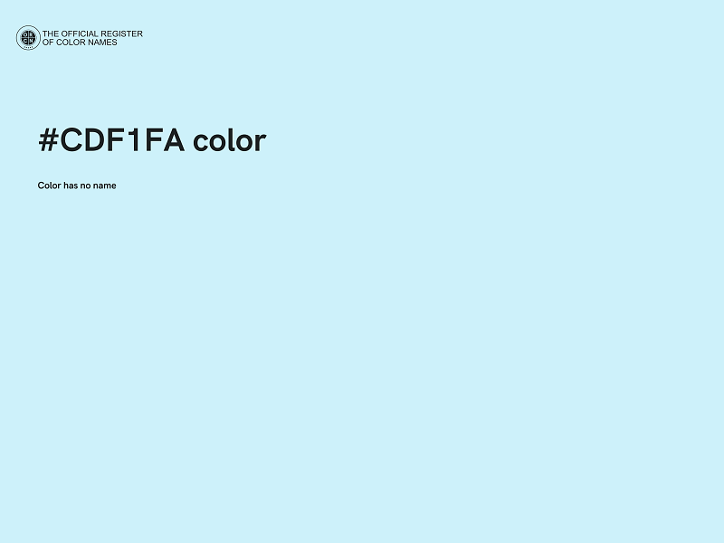 #CDF1FA color image