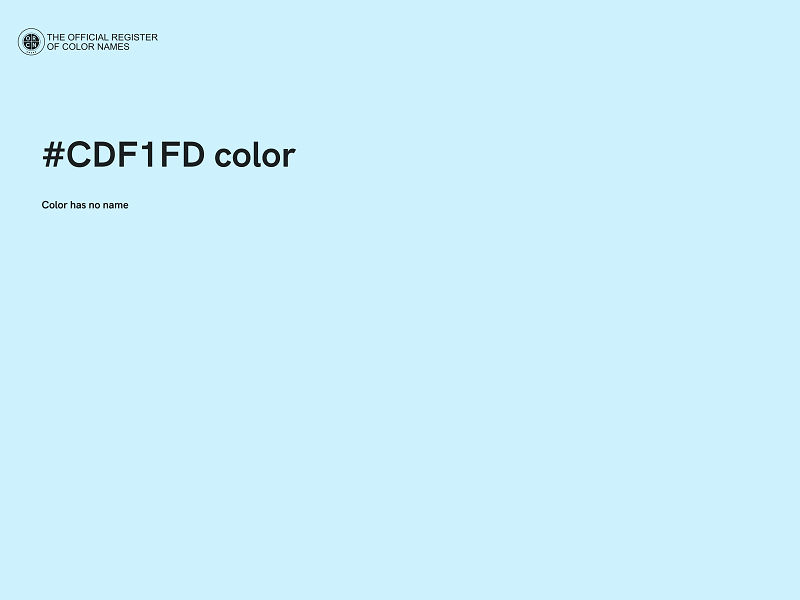 #CDF1FD color image