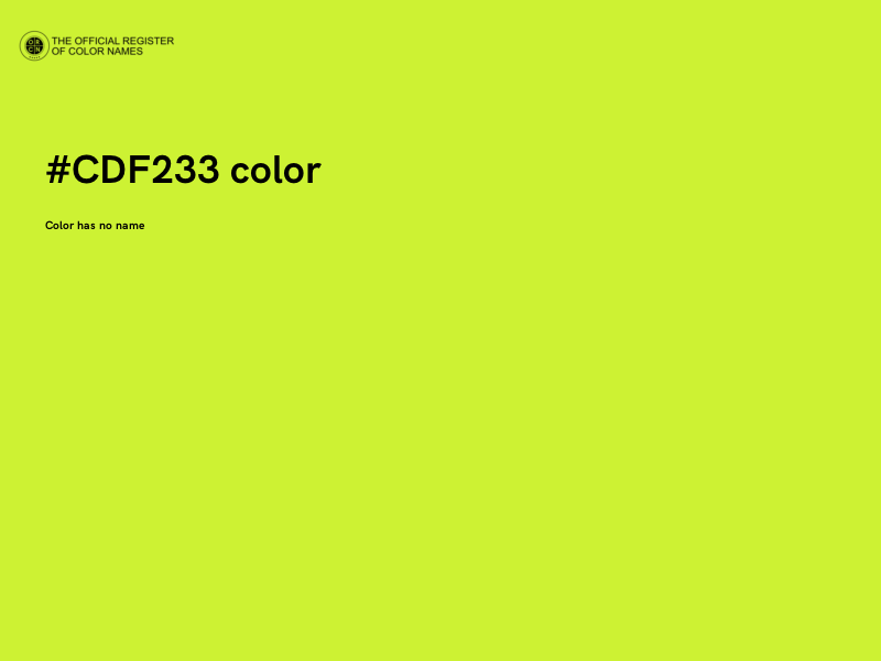 #CDF233 color image