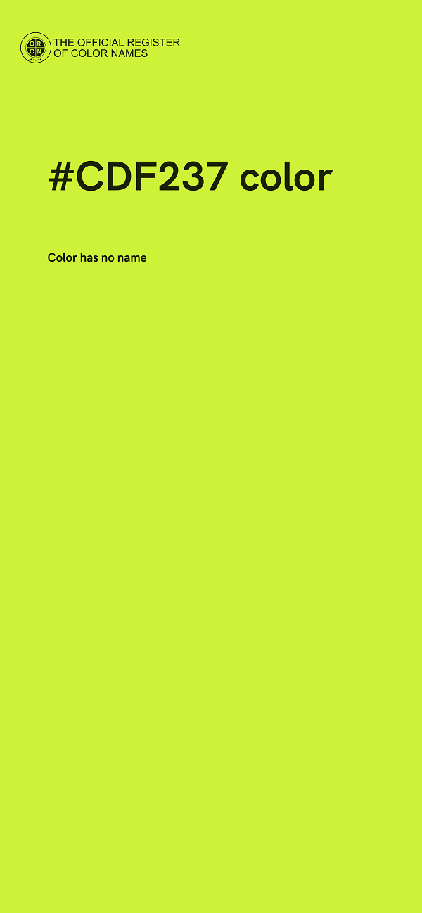 #CDF237 color image