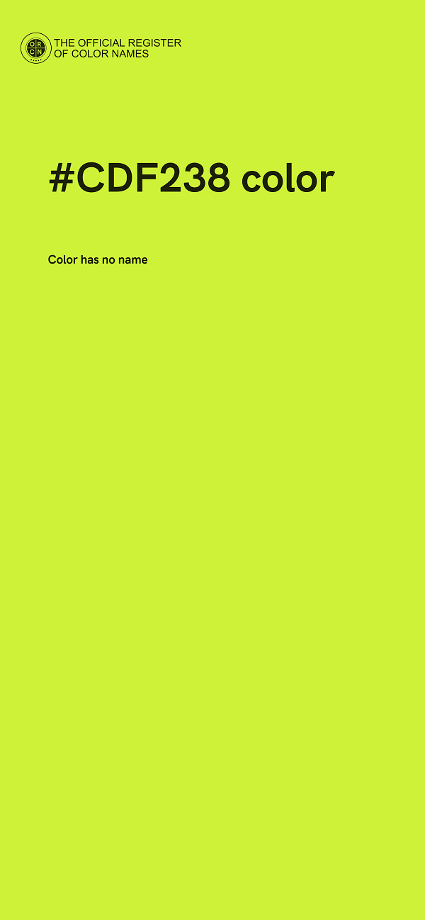 #CDF238 color image