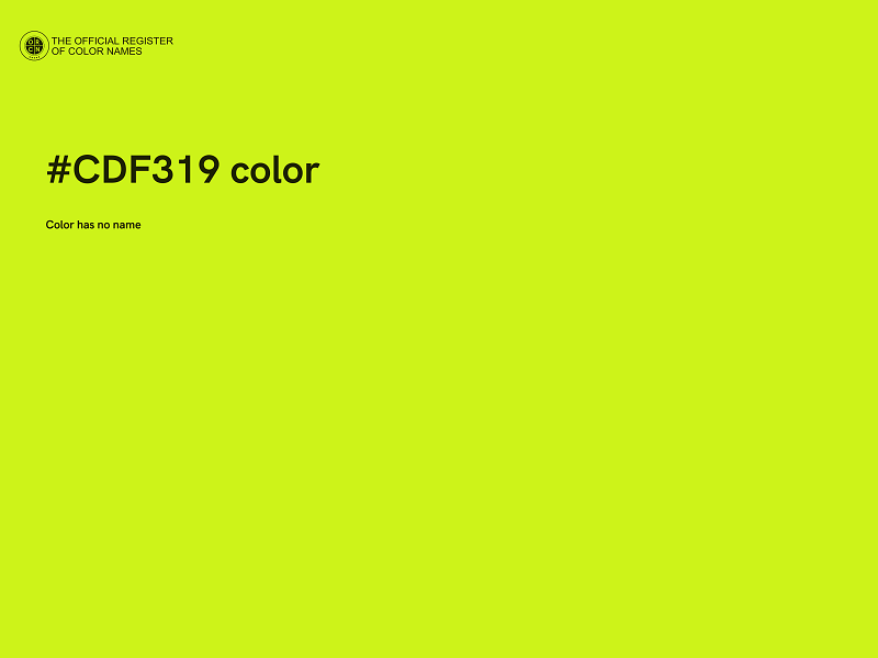 #CDF319 color image