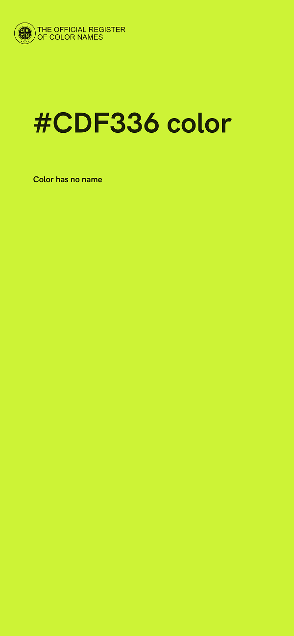 #CDF336 color image