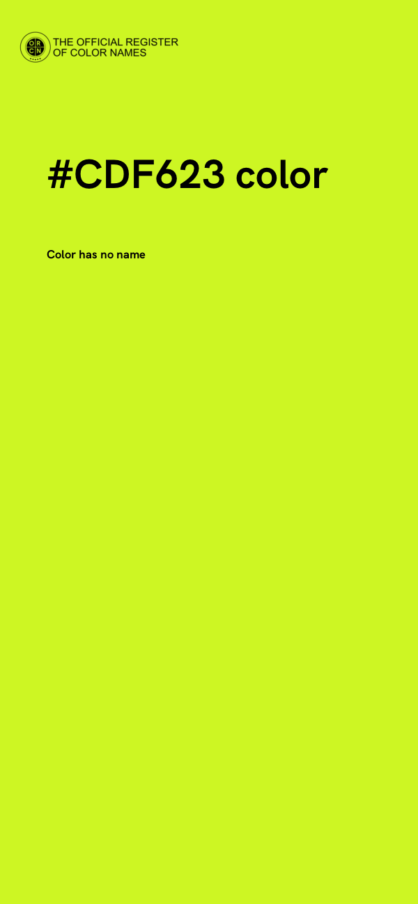 #CDF623 color image