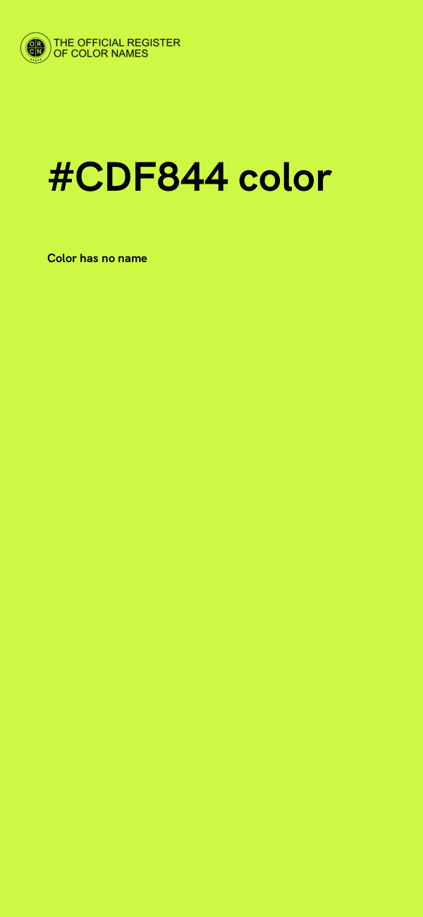 #CDF844 color image