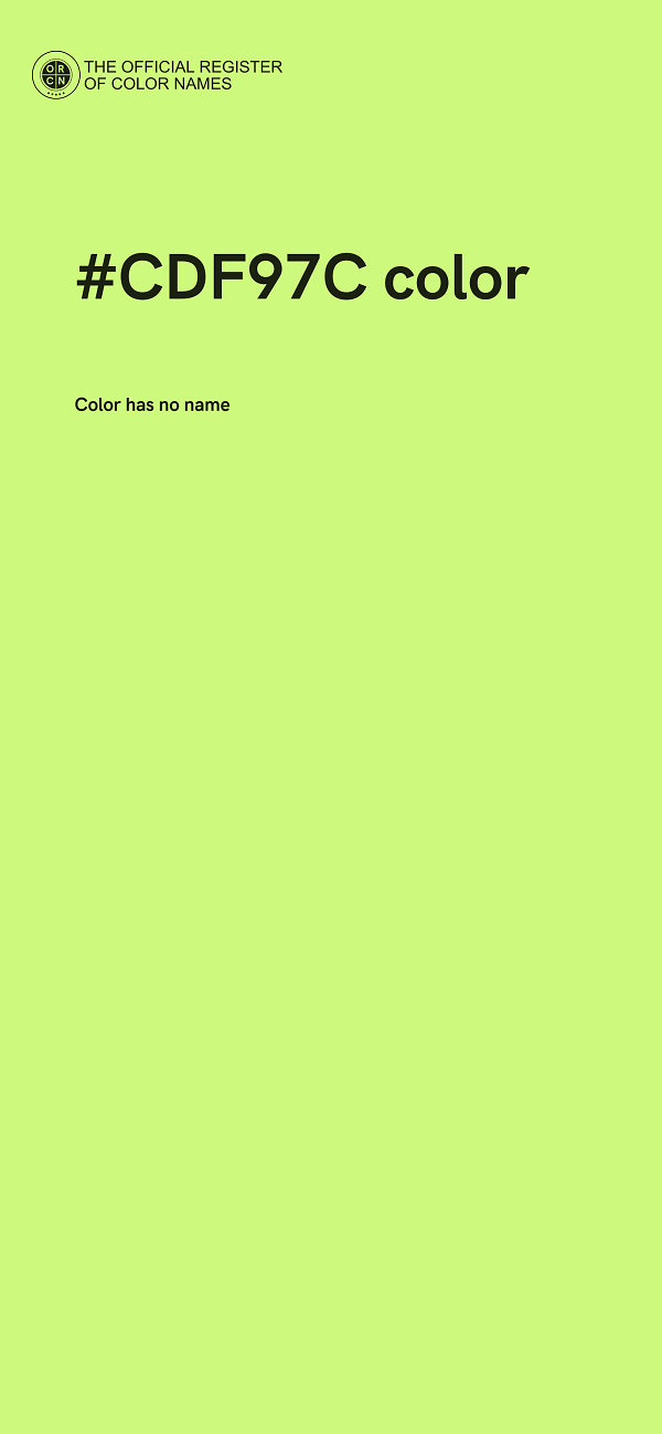 #CDF97C color image