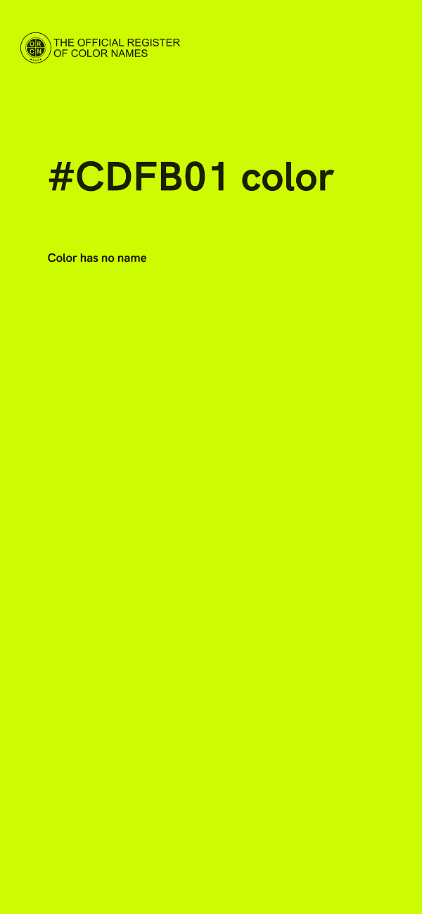 #CDFB01 color image