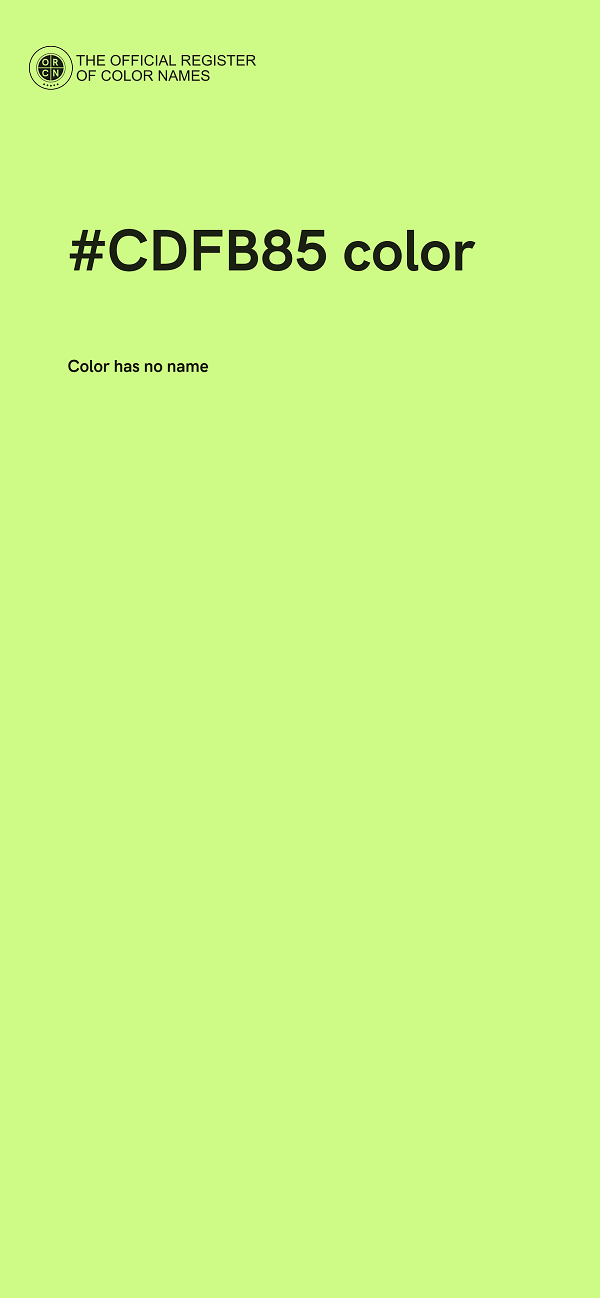 #CDFB85 color image