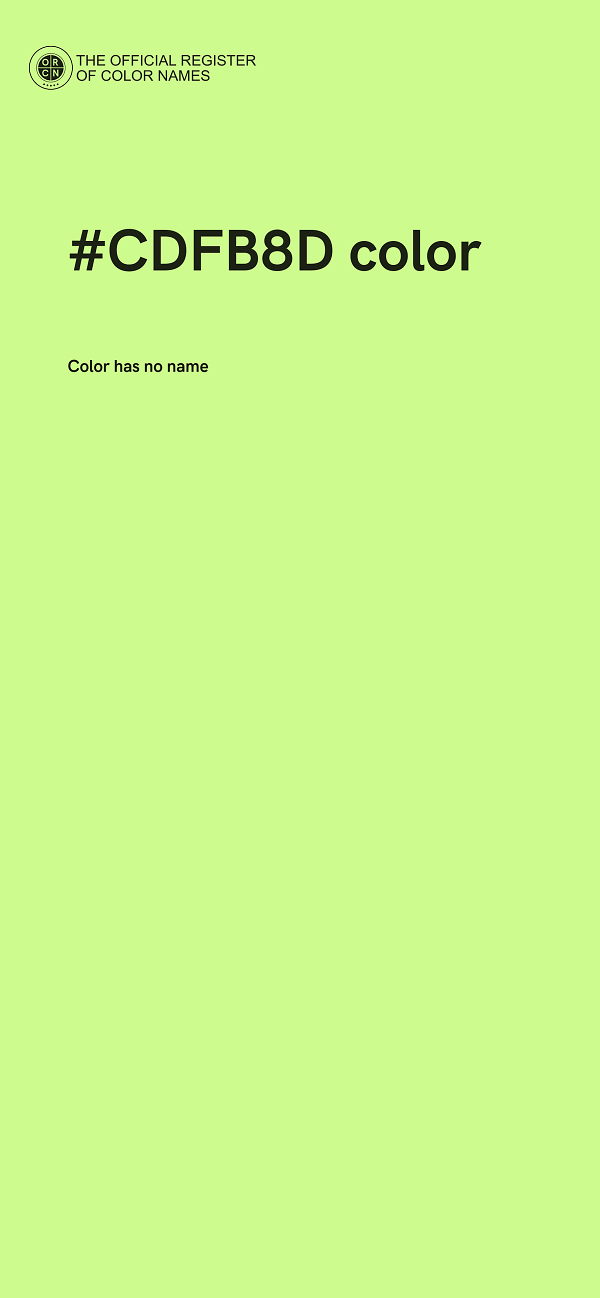 #CDFB8D color image
