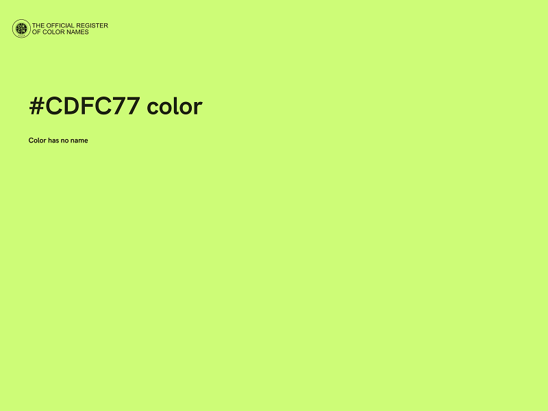 #CDFC77 color image