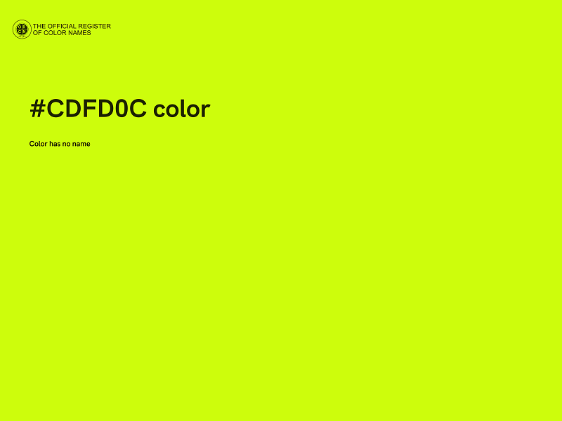 #CDFD0C color image