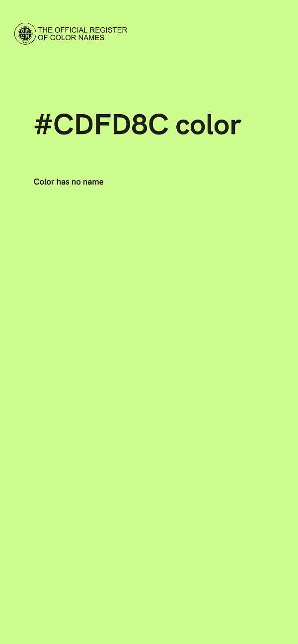#CDFD8C color image
