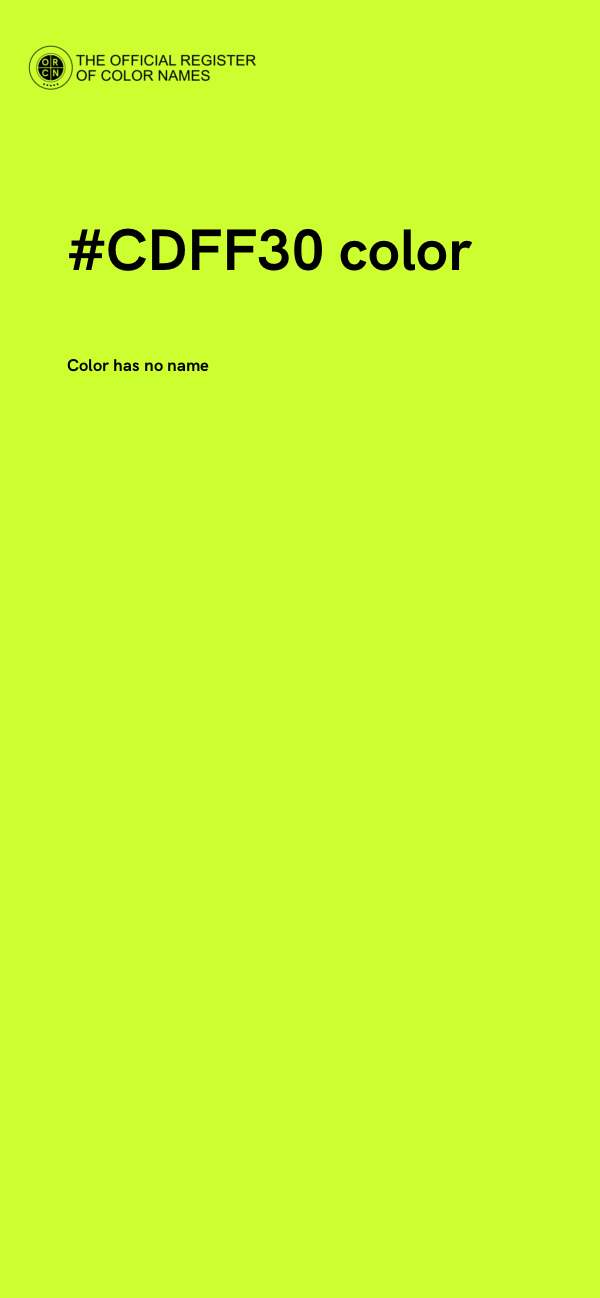 #CDFF30 color image