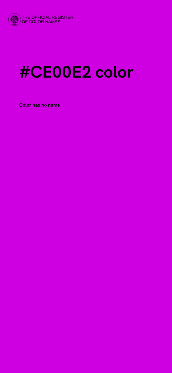 #CE00E2 color image