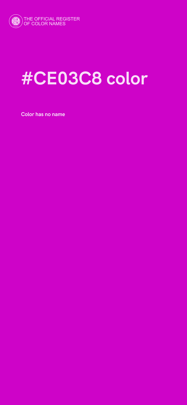 #CE03C8 color image