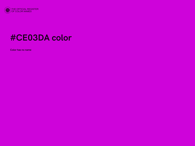 #CE03DA color image