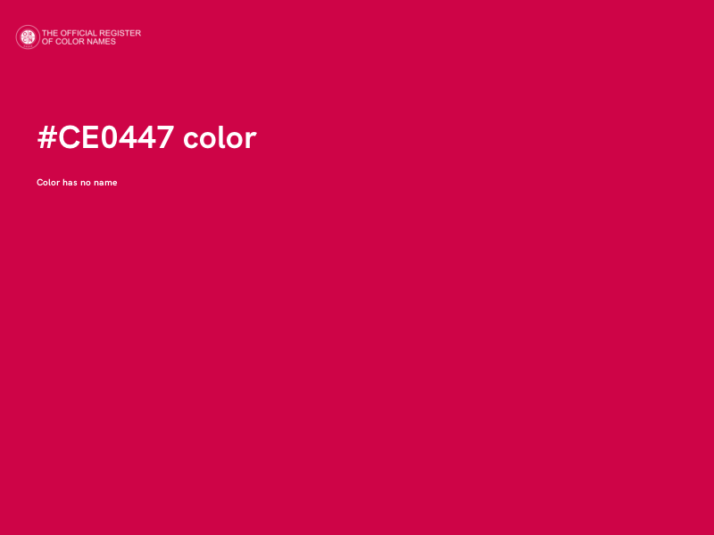 #CE0447 color image