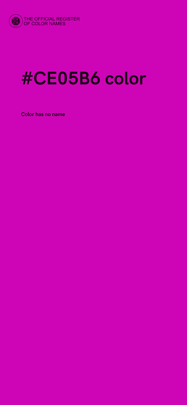 #CE05B6 color image