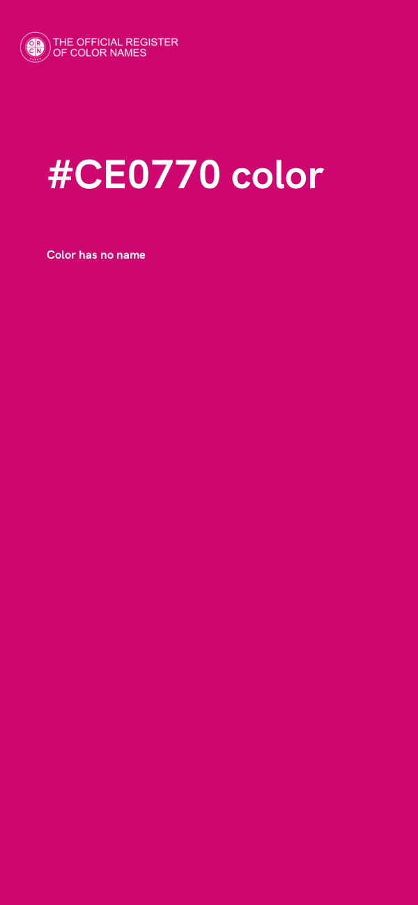 #CE0770 color image