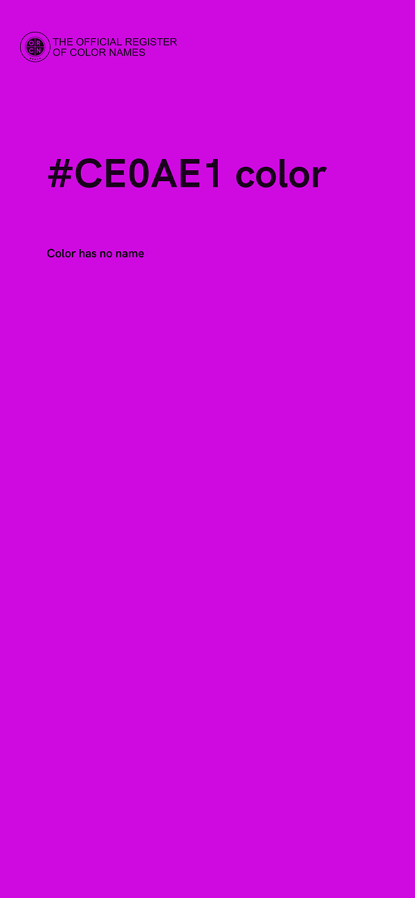 #CE0AE1 color image