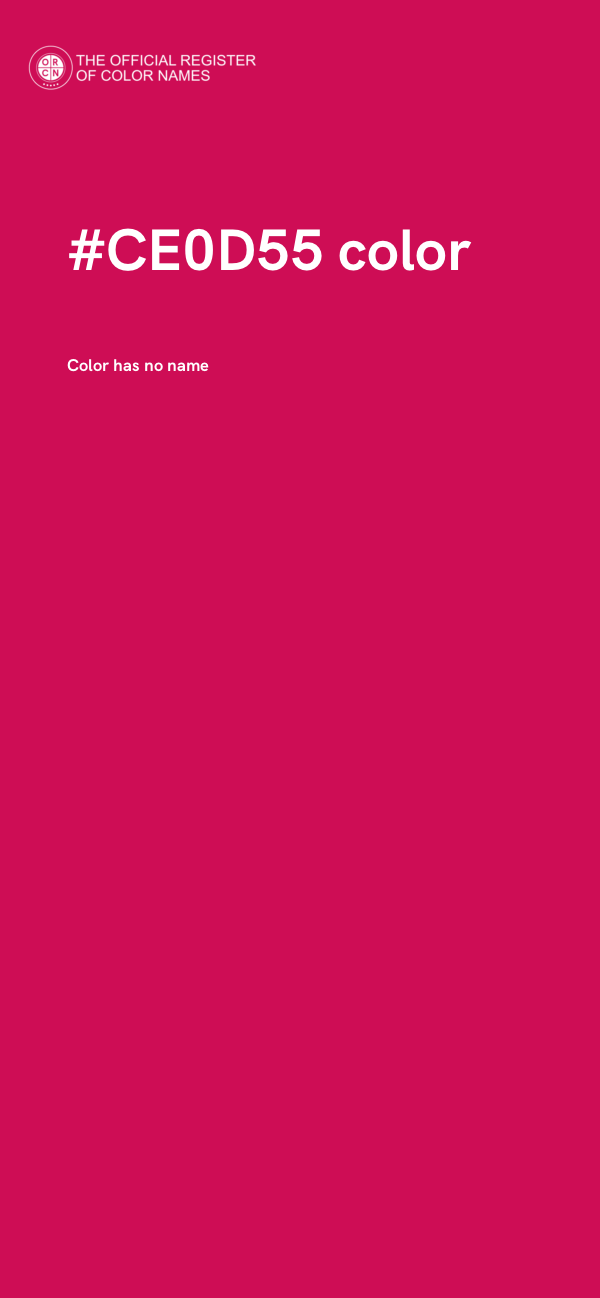 #CE0D55 color image