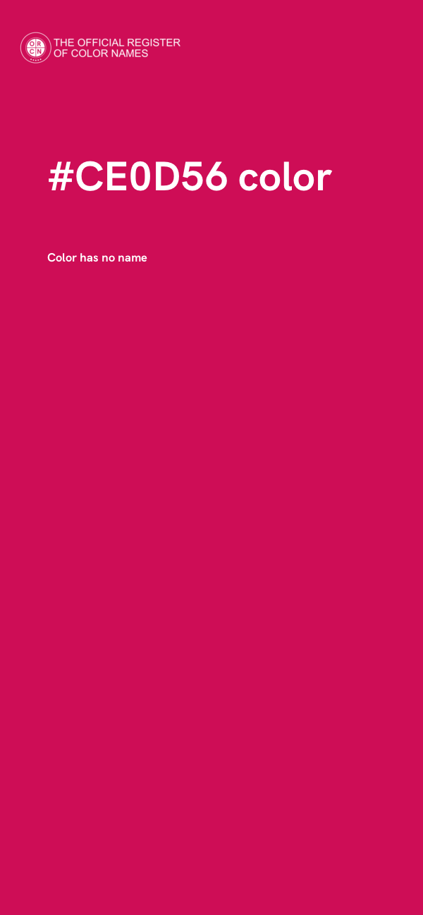 #CE0D56 color image