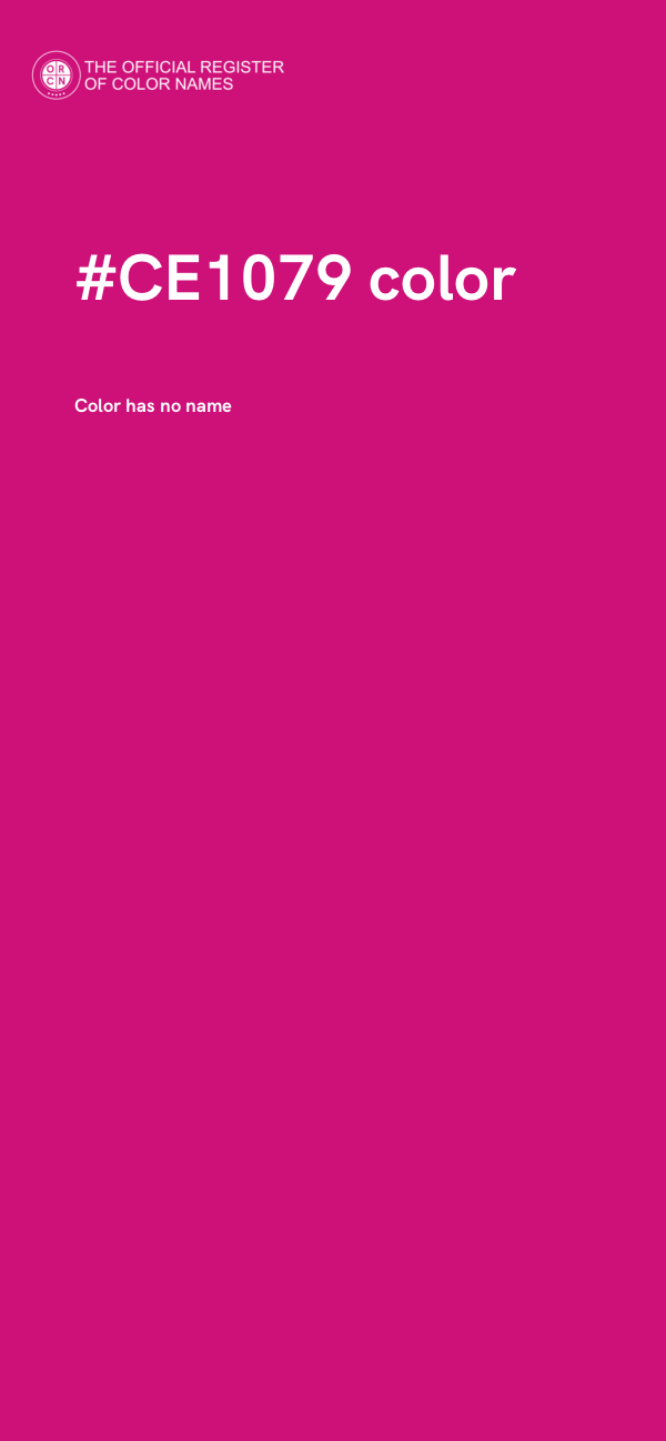 #CE1079 color image