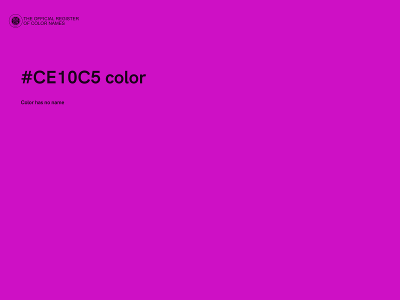 #CE10C5 color image