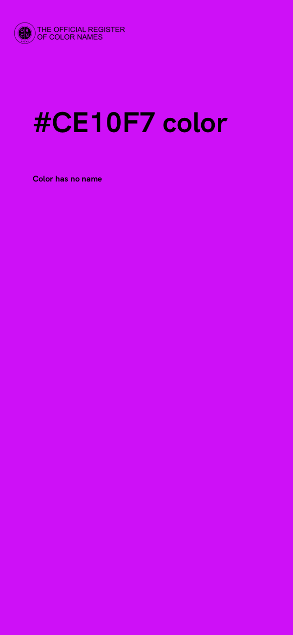 #CE10F7 color image
