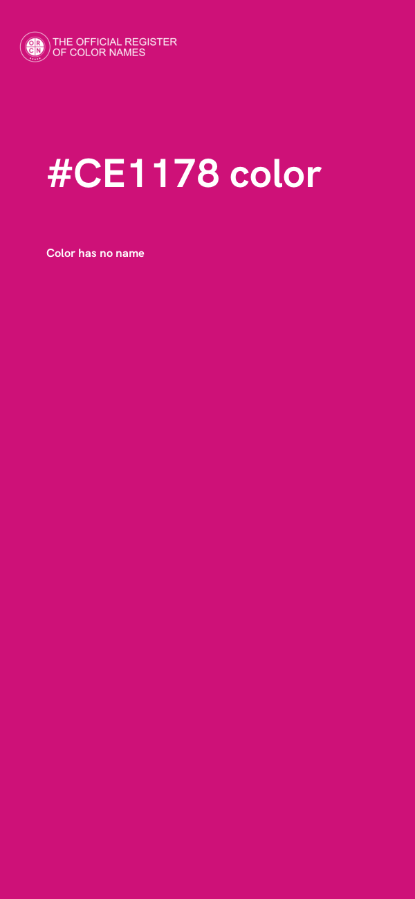 #CE1178 color image